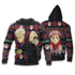 Divesart - Yuji Itadori Ugly Christmas Sweater and Hoodie Custom Anime Jujutsu Kaisen Xmas Gifts